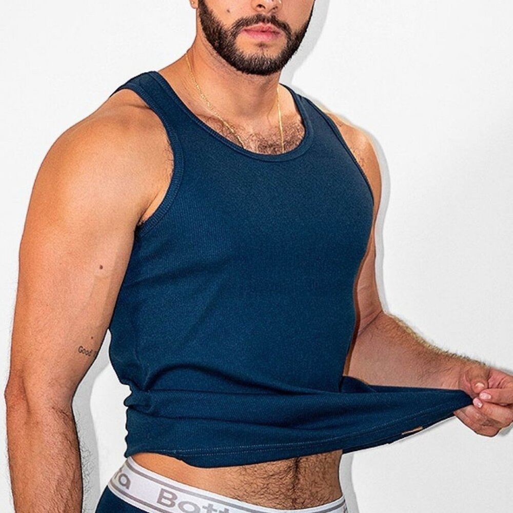 BATTYSTA COBALT BLUE KANGAROO TANK TOP